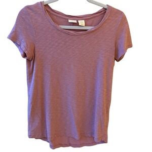 St Tropez West Short Sleeve Top l XS l Muted Mauve